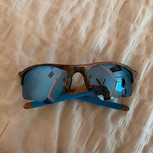 oakleys custom , pink/camo/blue